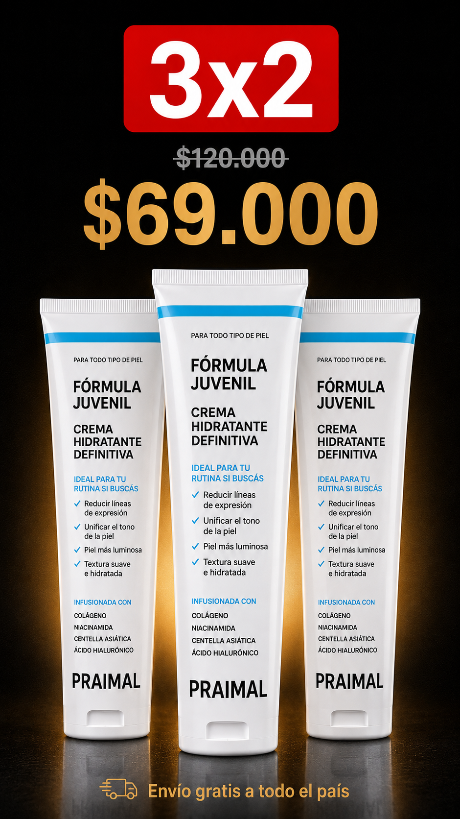 Crema Humectante Definitiva PRAIMAL