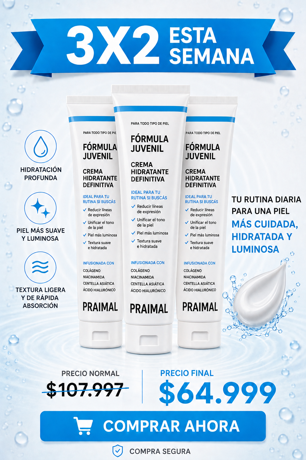 Crema Humectante Definitiva PRAIMAL